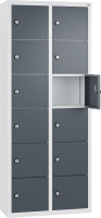 Kleingefachschrank
B460xT200xH1130 mm
RAL7035/7016,wandhangend
