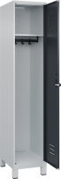 Garderobenschrank CLASSIC
B400xT500xH1950 mm
RAL 7035/7016, 1 Abteil