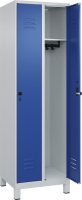 Garderobenschrank CLASSIC
B600xT500xH1950 mm
RAL 7035/5010, 2 Abteile