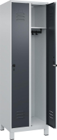 Garderobenschrank CLASSIC
B600xT500xH1950 mm
RAL 7035/7016, 2 Abteile