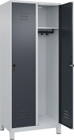 Garderobenschrank CLASSIC
B800xT500xH1950 mm
RAL 7035/7016, 2 Abteile
