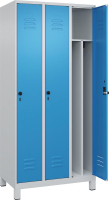 Gard.-Schrank TW CLASSIC
B900xT500xH1950 mm
RAL 7035/5012, 3 Abteile