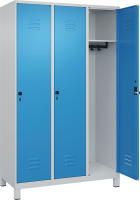 Garderobenschrank CLASSIC
B1200xT500xH1950 mm
RAL 7035/5012, 3 Abteile
