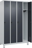 Garderobenschrank CLASSIC
B1200xT500xH1950 mm
RAL 7035/7016, 4 Abteile