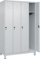 Garderobenschrank CLASSIC
B1200xT500xH1950 mm
RAL 7035/7035, 4 Abteile