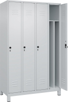 Gard.-Schrank TW CLASSIC
B1200xT500xH1950 mm
RAL 7035/7035, 4 Abteile