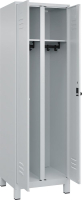 S/W-Gard.-Schrank CLASSIC
B600xT500xH1950 mm
RAL 7035/7035, 2 Abteile