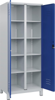Wäscheschrank CLASSIC
B800xT500xH1950 mm
RAL 7035/5010, 2 Abteile
