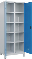 Wäscheschrank CLASSIC
B800xT500xH1950 mm
RAL 7035/5012, 2 Abteile