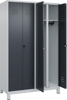 S/W-Gard.-Schrank CLASSIC
B1200xT500xH1950 mm
RAL 7035/7016, 4 Abteile
