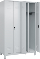 S/W-Gard.-Schrank CLASSIC
B1200xT500xH1950 mm
RAL 7035/7035, 4 Abteile