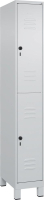 Doppelst. Schrank CLASSIC
B300xT500xH1950 mm
RAL 7035/7035, 1x2Abteile