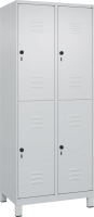 Doppelst. Schrank CLASSIC
B800xT500xH1950 mm
RAL 7035/7035, 2x2Abteile