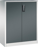Beistellschrank
B930xT400xH1200 mm
RAL 7035/7016,2Fachböden