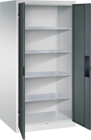 Flügeltürenschrank XXL
B930xT800xH1950 mm
RAL 7035/7016,4Fachböden