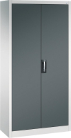 Flügeltürenschrank
B930xT400xH1950 mm
RAL 7035/7016,4Fachböden