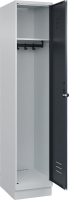 Garderobenschrank CLASSIC
B400xT500xH1950 mm
RAL 7035/7016, 1 Abteil