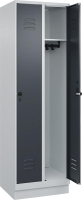 Garderobenschrank CLASSIC
B600xT500xH1950 mm
RAL 7035/7016, 2 Abteile