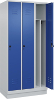 Gard.-Schrank TW CLASSIC
B900xT500xH1950 mm
RAL 7035/5010, 3 Abteile