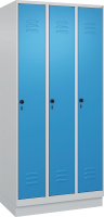 Gard.-Schrank TW CLASSIC
B900xT500xH1950 mm
RAL 7035/5012, 3 Abteile
