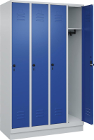 Garderobenschrank CLASSIC
B1200xT500xH1950 mm
RAL 7035/5010, 4 Abteile