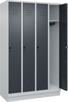 Garderobenschrank CLASSIC
B1200xT500xH1950 mm
RAL 7035/7016, 4 Abteile