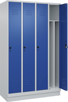 Gard.-Schrank TW CLASSIC
B1200xT500xH1950 mm
RAL 7035/5010, 4 Abteile
