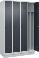 Gard.-Schrank TW CLASSIC
B1200xT500xH1950 mm
RAL 7035/7016, 4 Abteile