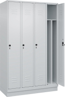 Gard.-Schrank TW CLASSIC
B1200xT500xH1950 mm
RAL 7035/7035, 4 Abteile