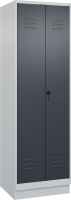 S/W-Gard.-Schrank CLASSIC
B600xT500xH1950 mm
RAL 7035/7016, 2 Abteile