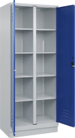 Wäscheschrank CLASSIC
B800xT500xH1950 mm
RAL 7035/5010, 2 Abteile