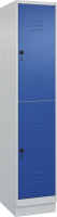Doppelst. Schrank CLASSIC
B400xT500xH1950 mm
RAL 7035/5010, 1x2Abteile