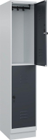 Doppelst. Schrank CLASSIC
B400xT500xH1950 mm
RAL 7035/7016, 1x2Abteile
