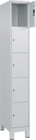 Fächerschrank CLASSIC
B300xT500xH1950 mm
RAL 7035/7035, 1x5 Fächer