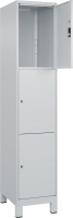 Fächerschrank CLASSIC
B400xT500xH1950 mm
RAL 7035/7035, 1x3 Fächer