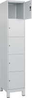 Fächerschrank CLASSIC
B400xT500xH1950 mm
RAL 7035/7035, 1x5 Fächer