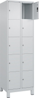 Fächerschrank CLASSIC
B600xT500xH1950 mm
RAL 7035/7035, 2x5 Fächer