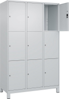 Fächerschrank CLASSIC
B1200xT500xH1950 mm
RAL 7035/7035, 3x3 Fächer