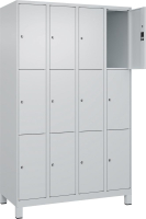 Fächerschrank CLASSIC
B1200xT500xH1950 mm
RAL 7035/7035, 4x3 Fächer