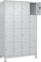 Fächerschrank CLASSIC
B1200xT500xH1950 mm
RAL 7035/7035, 4x4 Fächer