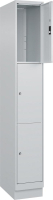 Fächerschrank CLASSIC
B300xT500xH1950 mm
RAL 7035/7035, 1x3 Fächer