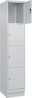 Fächerschrank CLASSIC
B400xT500xH1950 mm
RAL 7035/7035, 1x4 Fächer