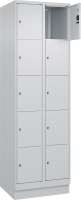 Fächerschrank CLASSIC
B600xT500xH1950 mm
RAL 7035/7035, 2x5 Fächer