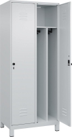 Gard.-Schrank TW CLASSIC
B800xT500xH1950 mm
RAL 7035/7035, 2 Abteile
