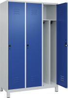 Gard.-Schrank TW CLASSIC
B1200xT500xH1950 mm
RAL 7035/5010, 3 Abteile