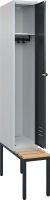 Garderobenschrank CLASSIC
B300xT500xH2120 mm
RAL 7035/7016, 1 Abteil