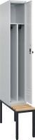 Gard.-Schrank TW CLASSIC
B300xT500xH2120 mm
RAL 7035/7035, 1 Abteil