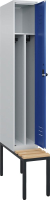 Gard.-Schrank TW CLASSIC
B300xT500xH2120 mm
RAL 7035/5010, 1 Abteil