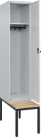 Garderobenschrank CLASSIC
B400xT500xH2120 mm
RAL 7035/7035, 1 Abteil