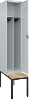Gard.-Schrank TW CLASSIC
B400xT500xH2120 mm
RAL 7035/7035, 1 Abteil